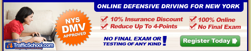 Online Point Reduction Defensive Driving Online